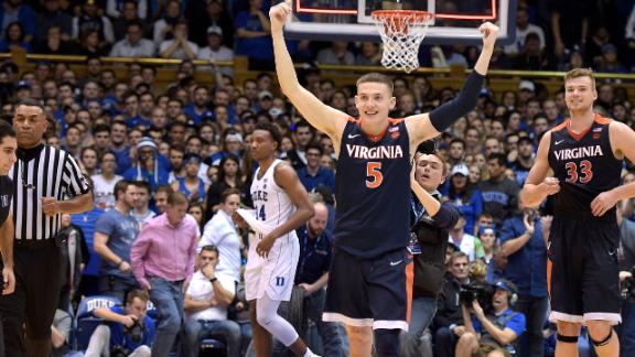 SPORTSGuy Jerome help No. 2 Virginia beat No. 4 Duke 65-63	Email