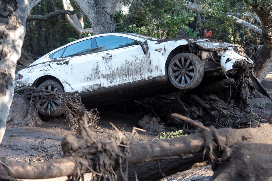 As rains hit, Montecito homes are swept from foundations, residents are buried in mud and debris, gas explosion reported