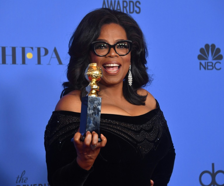 Oprah at the Golden Globes: Is she running for president? She should!