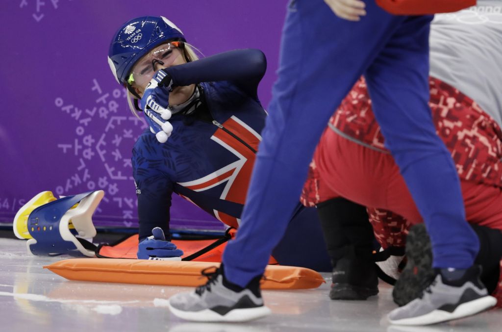 Christie stretchered out of semi-finals amid further Winter Olympics heartbreak