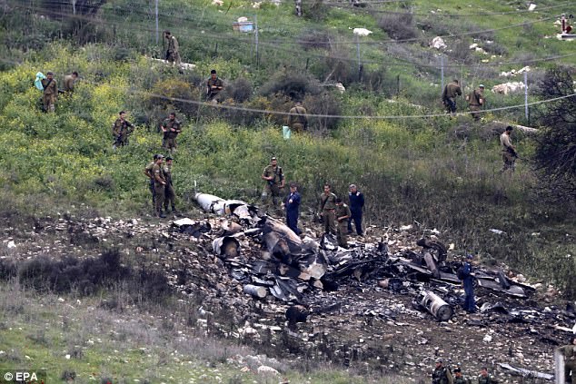 Damascus has warned of'further surprises for Israel if it launches attacks on Syrian soil after an F16 jet was shot down while returning from a bombing run on Saturday