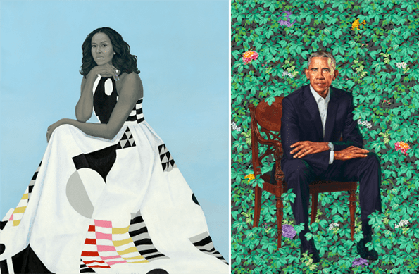 The official Obama portraits for the Smithsonian’s National of Art