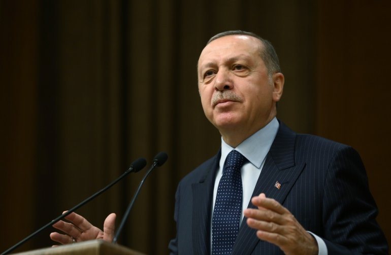 Erdogan says Turkish chopper shot down in Syria operation