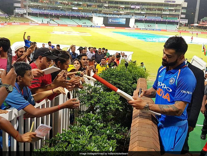 India vs South Africa Virat Kohli Greets Fans After Match Winning Knock In Durban