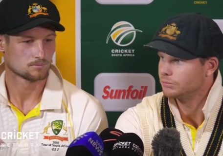 Bancroft said he had been charged with ball tampering by the match officials after the day's play.