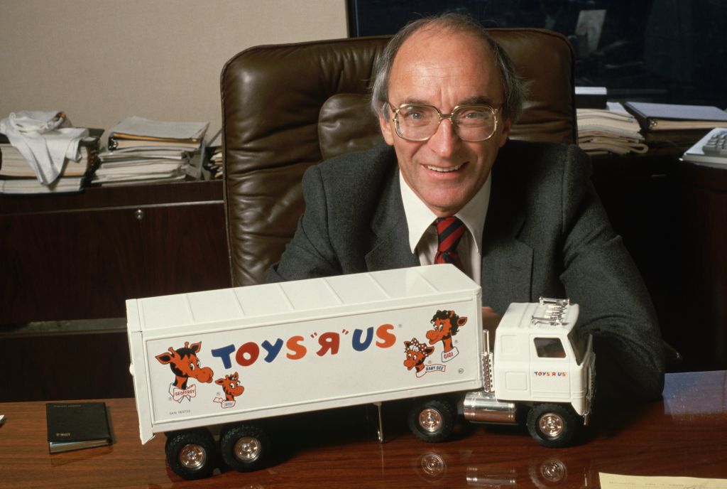 Cheryl Chenet via Getty Images
Charles Lazarus founded Toys R Us in June 1957