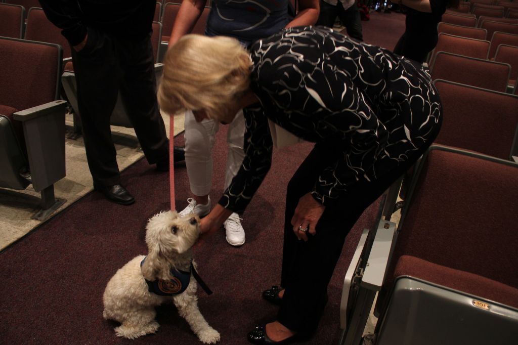 Education Secretary Betsy De Vos visited Marjory Stoneman Douglas High School in Parkland