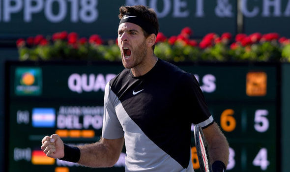 Juan MArtin del Potro Indian Wells