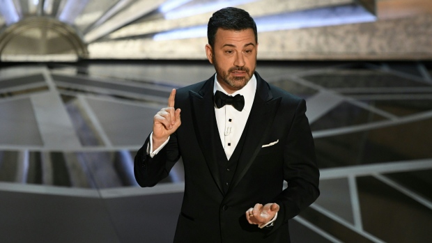 In his opening monologue comedian Jimmy Kimmel gave nods to #MeToo #TimesUp the Parkland students and more