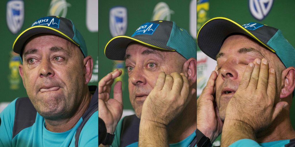 Lehmann was in tears today when he announced that he is standing down