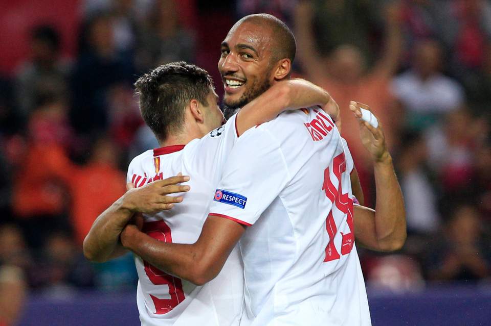 Sevilla midfielder Steven Nzonzi