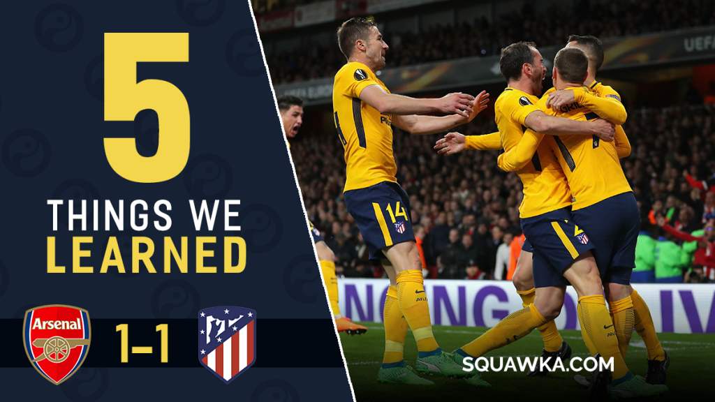 Big chance blown Five things we learned from Arsenal 1-1 Atletico Madrid