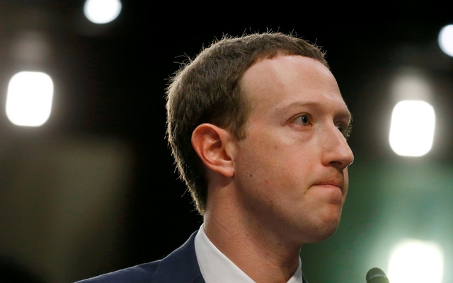 Facebook CEO Mark Zuckerberg listens while testifying before a joint Senate Judiciary and Commerce Committees hearing regarding the company’s use and protection of user data on Capitol Hill in Washington US Apr 10 2018. Reuters