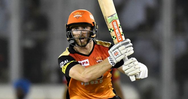 Kane Williamson hit fifty for Sunrisers but couldn't prevent them from slipping to a first IPL defeat of the season