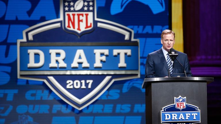 NFL Commissioner Roger Goodell will announce the picks once the NFL Draft gets underway in Dallas in the early hours of next Friday morning