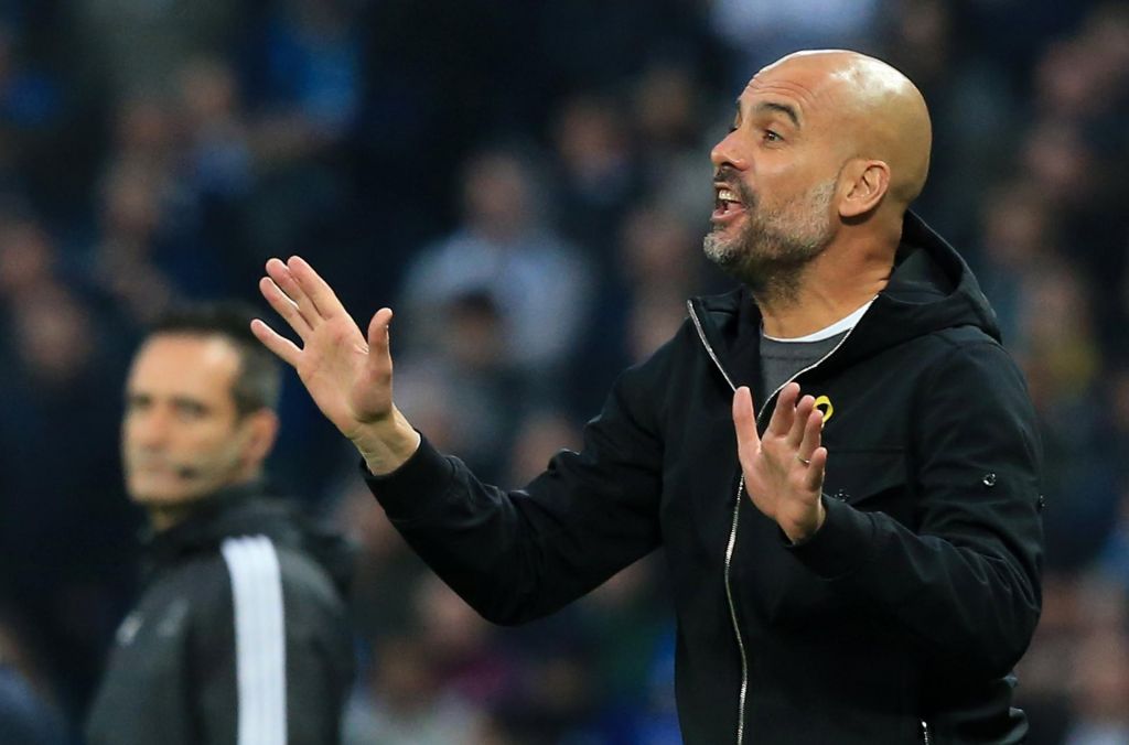 Pep Guardiola has cited Real Madrid and Golden State Warriors as examples of teams losing from seemingly impossible positions. Lindsey Parnaby  EPA