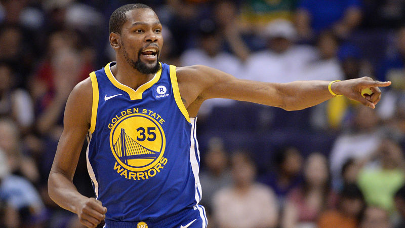 Golden State Warriors forward Kevin Durant