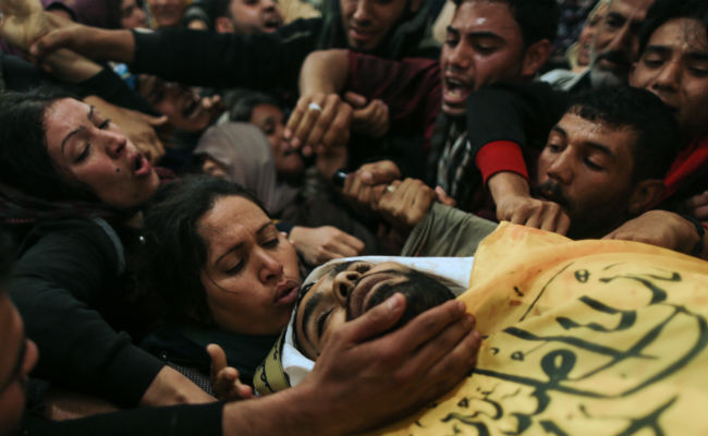 Gazans Bury Their Dead Call For'Revenge After Bloodiest Day In Years