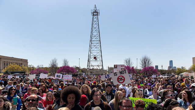 Oklahoma teachers walkout gains momentum in its 2nd week