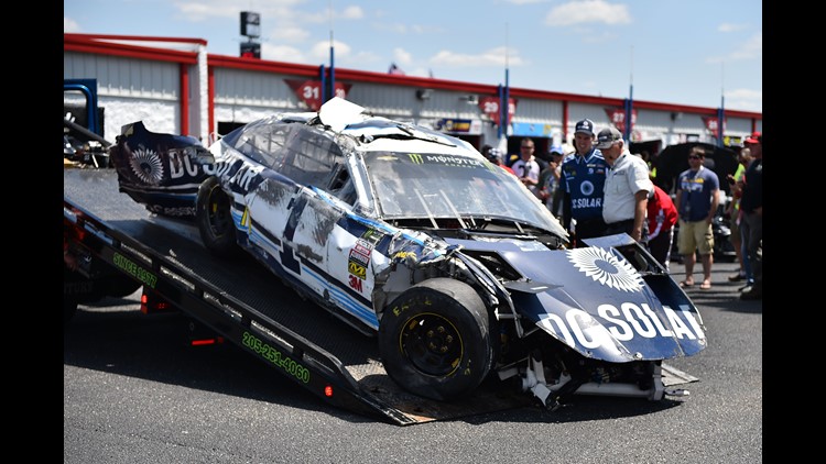 McMurray rolls car at least 7 times in 'Dega practice crash