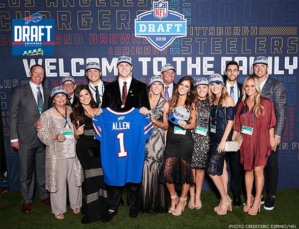 Josh Allen College Town Floods Streets to Celebrate Draft Pick!!