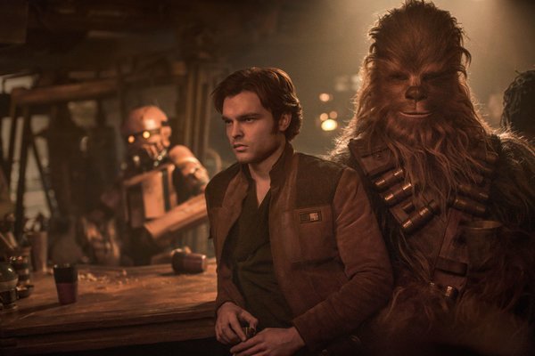 ImageAlden Ehrenreich and co-pilot in'Solo A Star Wars Story.'CreditJonathan Olley  Lucas Film Ltd ORG XMIT DL-41202