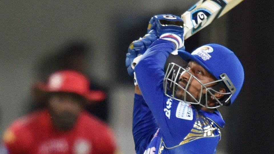 Mumbai Indians’ Krunal Pandya scored an unbeaten 12-ball 31 to keep his team alive in IPL 2018