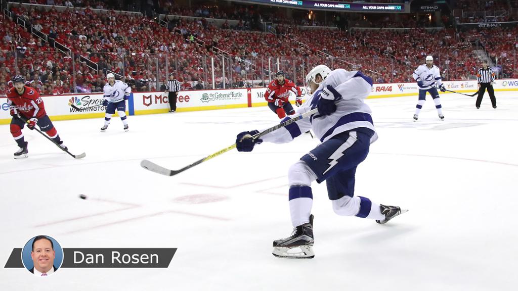 Hedman shines as Lightning strike down Capitals