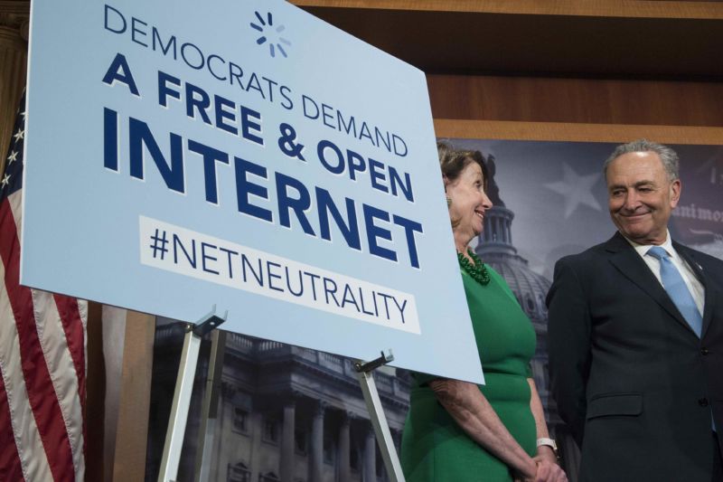 The US Senate votes in favour of restoring the FCC's net-neutrality rules