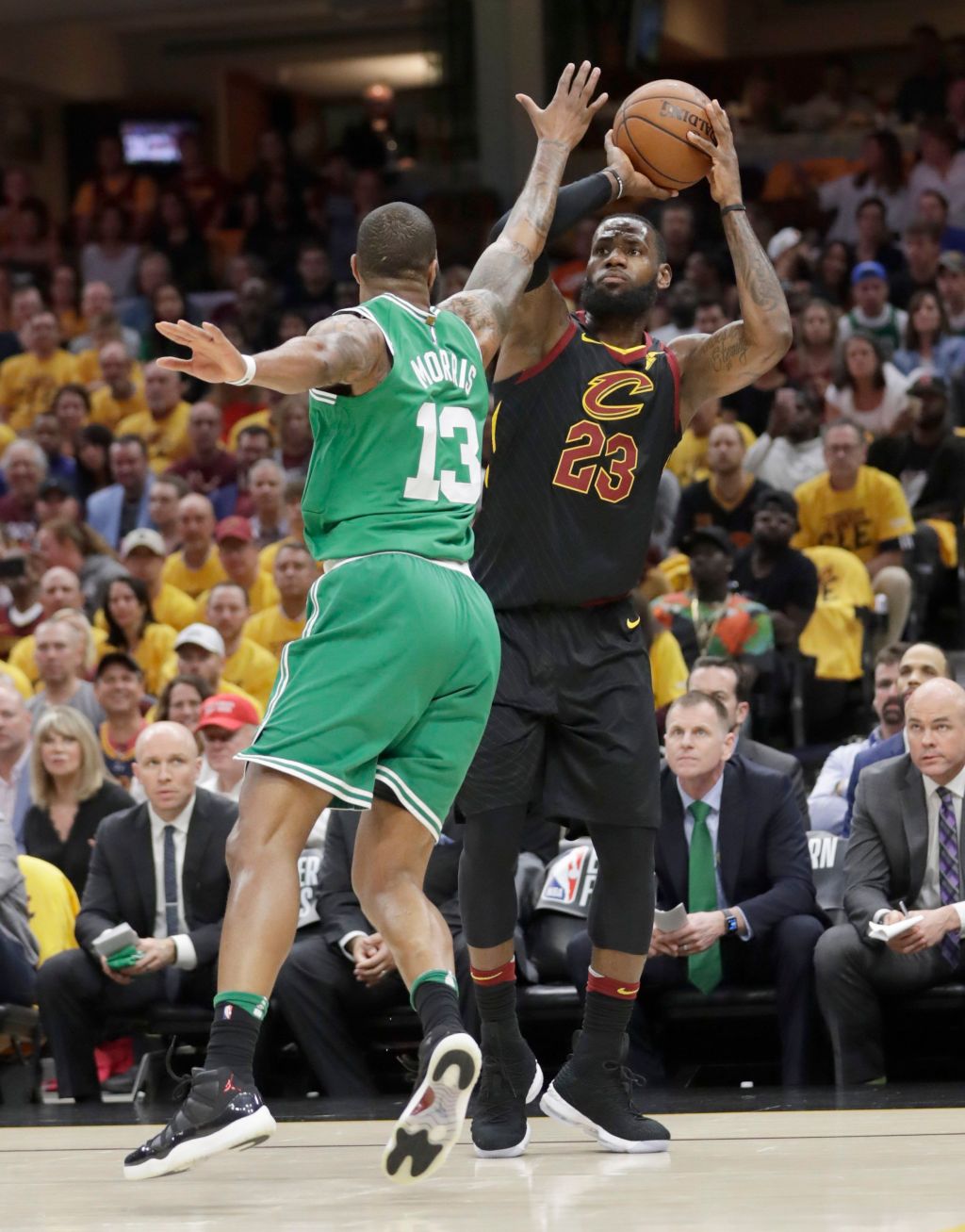 The Cleveland Cavaliers look for a momentum swing heading into Game 4 against the Boston Celtics