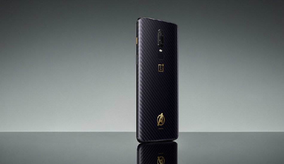 The One Plus 6 Avengers edition will have a classic black and gold theme