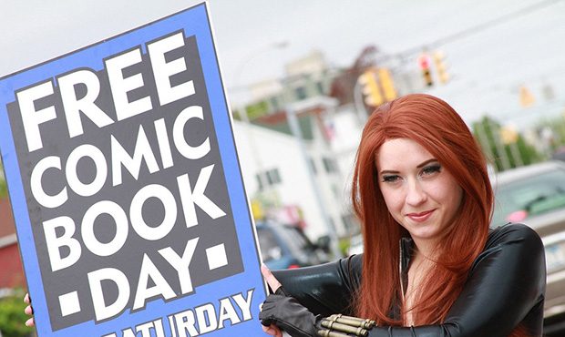 Join comic book heroes in town centre for bank holiday fun