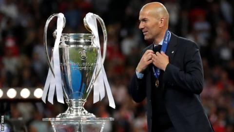 Real Madrid boss Zinedine Zidane