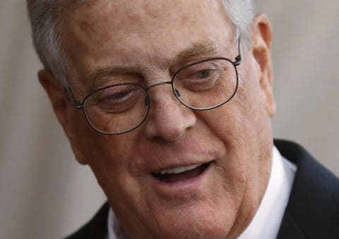 Businessman David Koch in 2015