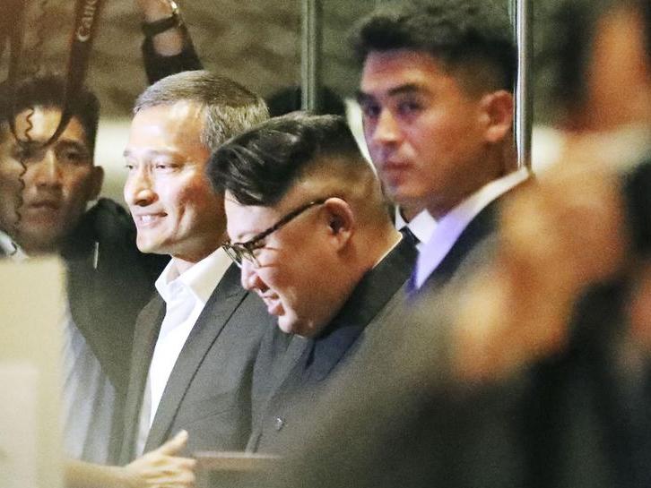 Vivian Balakrishnan’s and Kim Jong Un at Marina Bay Sands