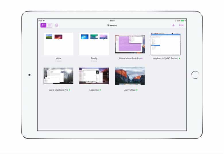 Screens remote desktop iOS