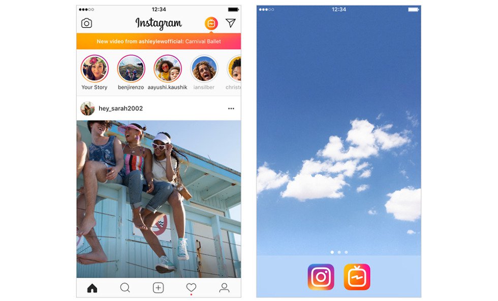 Instagram unveils new IGTV app for long-form vertical video, now has 1 billion users