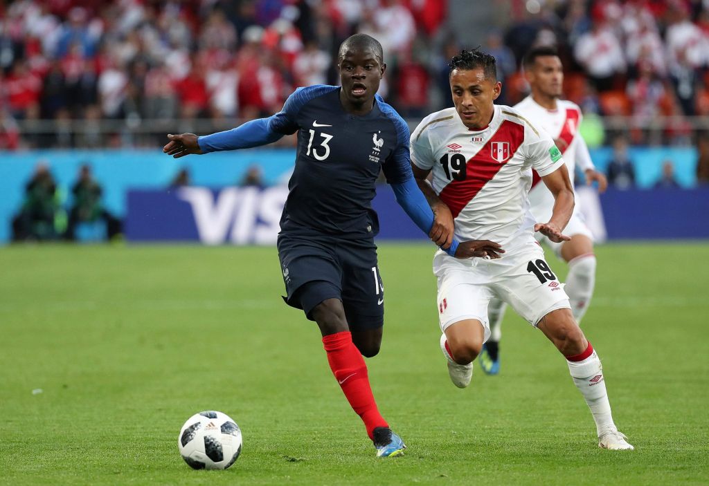 N'Golo Kante amazes Paul Pogba and France teammates with his display vs Peru