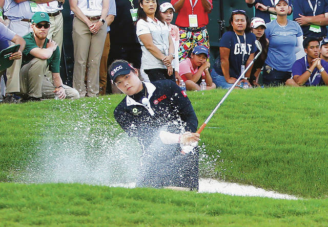 US Women's Open: Ariya Jutanugarn leads by four shots after three rounds