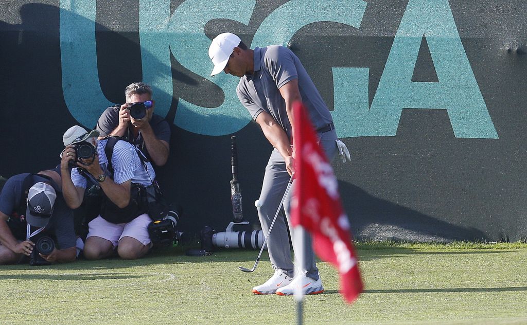 The most fortuitous deflection helped set up Brooks Koepka's U.S. Open win