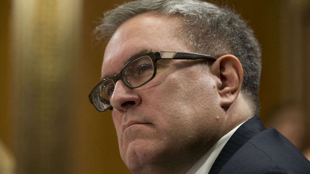 Andrew Wheeler at his confirmation hearing to become EPA deputy director Alex Edelman  CNP via ZUMA Wire