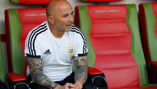 Argentina coach Jorge Sampaoli