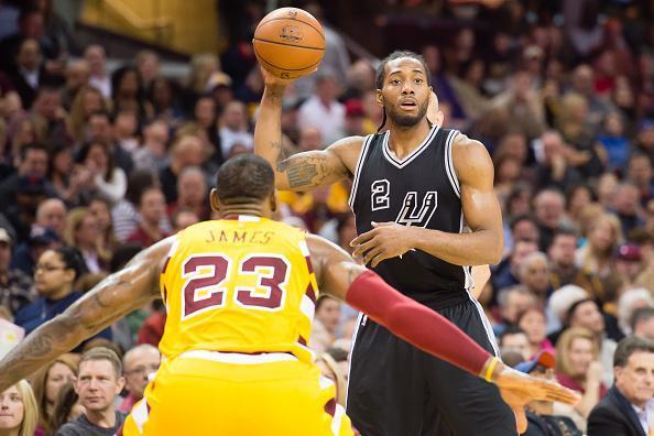 LeBron James and Kawhi Leonard