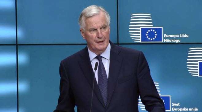 Barnier highlights need to resolve Rock’s post Brexit future