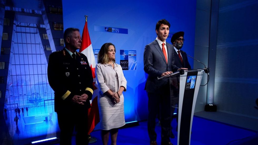 Trudeau announces new Canada-led training mission in Iraq