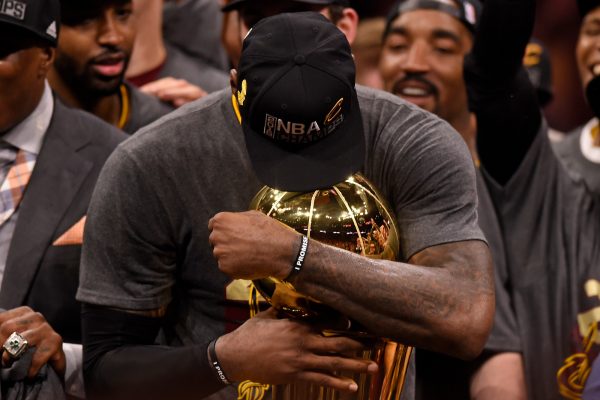 LeBron James Cavs Championship Trophy