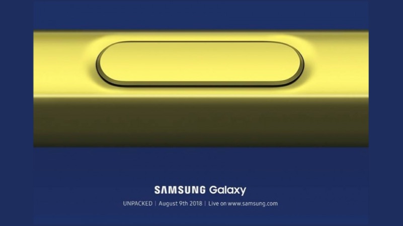 Samsung will probably unveil the Note 9 on August 9