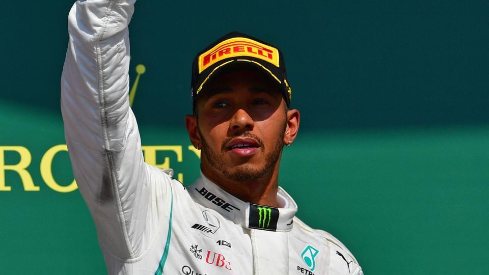 Mercedes’ Lewis Hamilton finished second at the British Grand Prix after an opening lap collision with Ferrari’s Kimi Raikkonen who finished third had knocked him from pole position to last