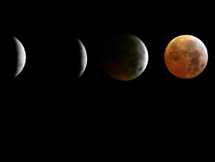 Stages Of A Total Lunar Eclipse