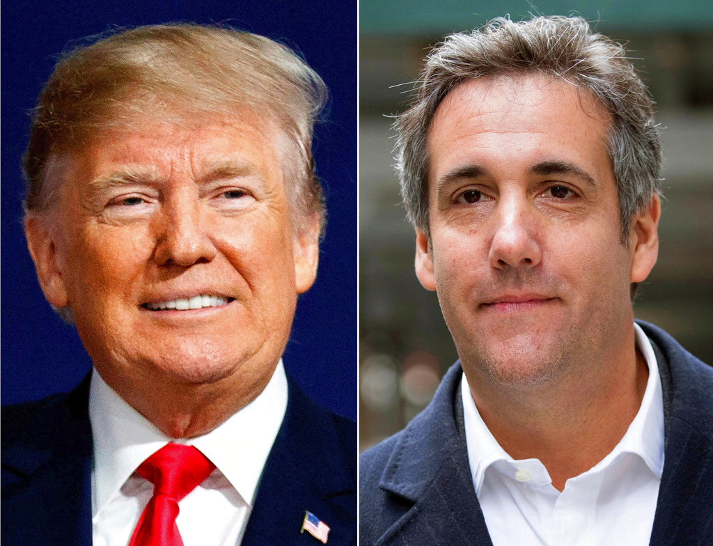 Trump and attorney Michael Cohen